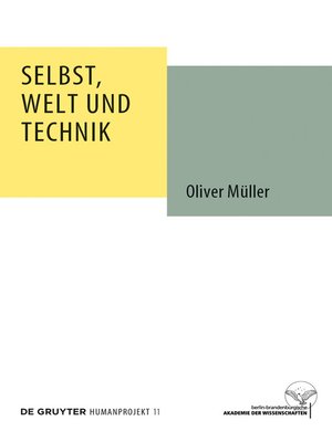 cover image of Selbst, Welt und Technik